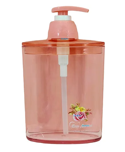 FunBlast Sanitizer & Soap Dispenser Round Shape Pink  420 ml
