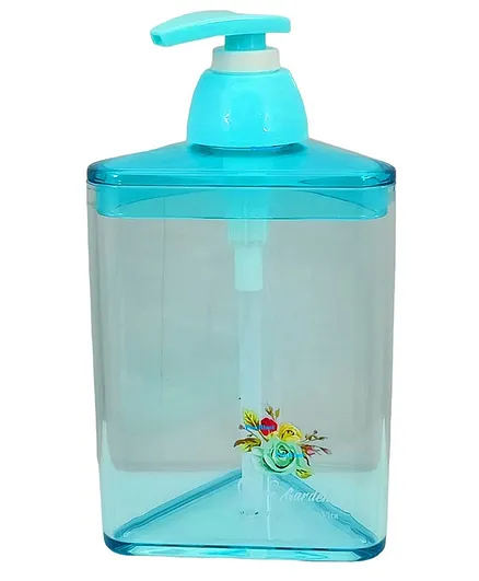 FunBlast Sanitizer & Soap Dispenser Triangle Shape Blue  420 ml