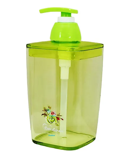 FunBlast Sanitizer & Soap Dispenser Rectangle Shape Green  420 ml