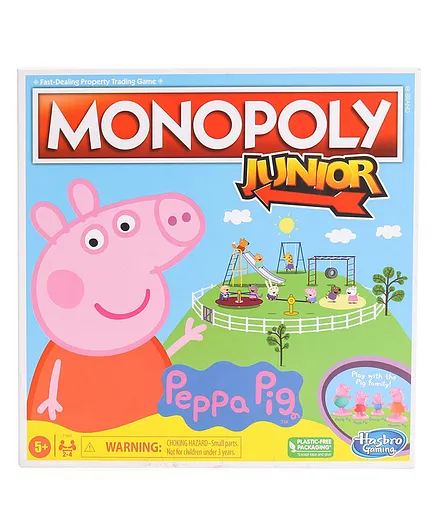 Monopoly Junior Peppa Pig Edition Board Game - 167 Pieces