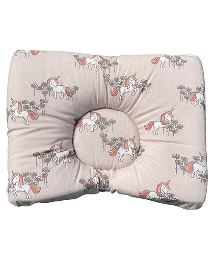 Elementary Premium Memory Foam Head Shaping Pillow Unicorn Print - Multicolor