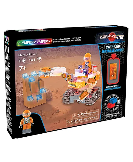 Laser Pegs Mars x-rover Model Making Set With In Built Laser Light - 141  Pieces Online India, Buy Building & Construction Toys for (7-15 Years) at   - 11546829