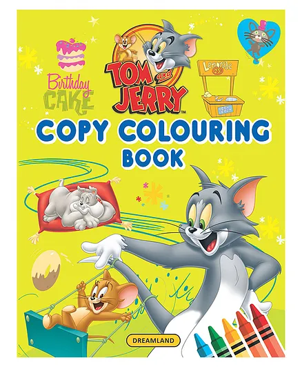 Tom and Jerry Copy Colouring Book - English