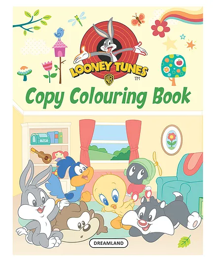 Looney Tunes Copy Colouring Book - English