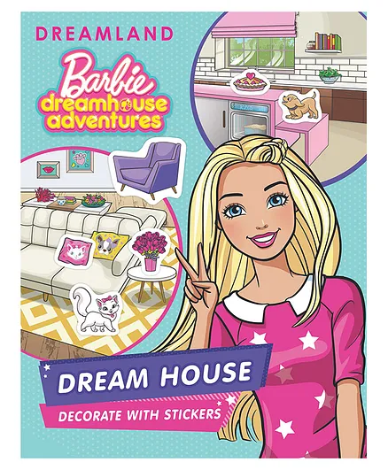 Barbie Dreamhouse Adventures Dream House Decorate with Stickers - English