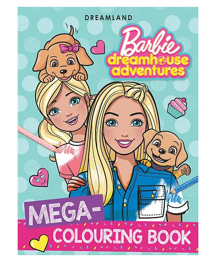 Barbie Dreamhouse Adventures Mega Colouring Book - English
