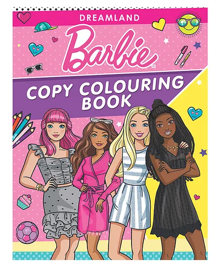 Barbie Copy Colouring Book - English