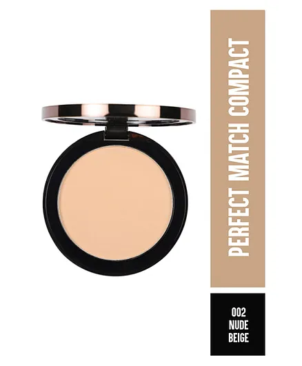 Colorbar Perfect Match Compact New Press Powder Nude Beige 002 - 9 gm