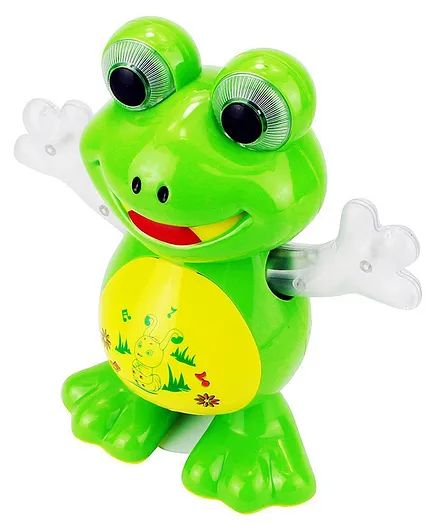 DOMENICO Musical and Dancing Frog Toy with Lights and Music - Multicolor