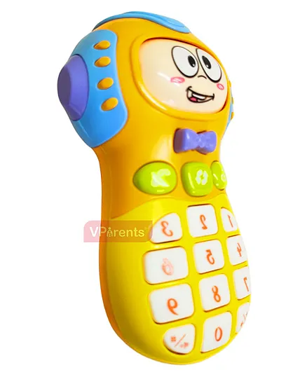 VParents Expression Mobile Phone Toy With Light & Sound (Color & Print May Vary)