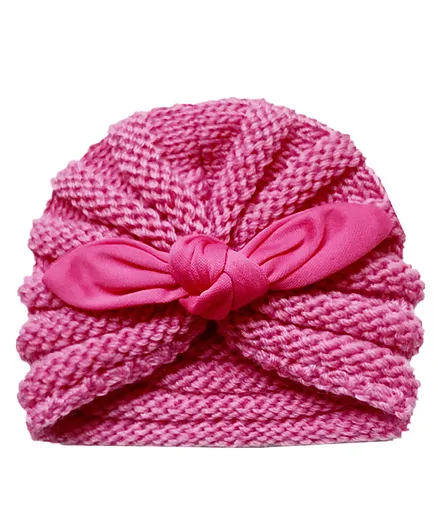 SYGA Winter Knitted Hat Rabbit Ears - Pink