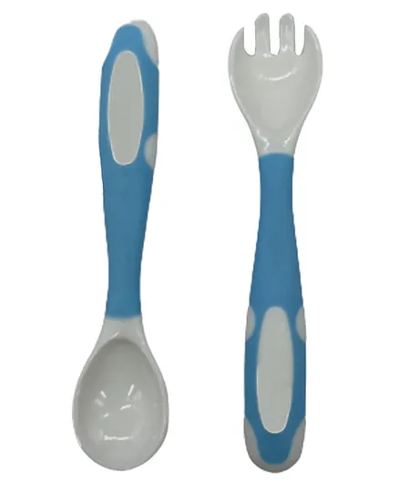 SYGA Bendable Fork And Spoon Set - Blue