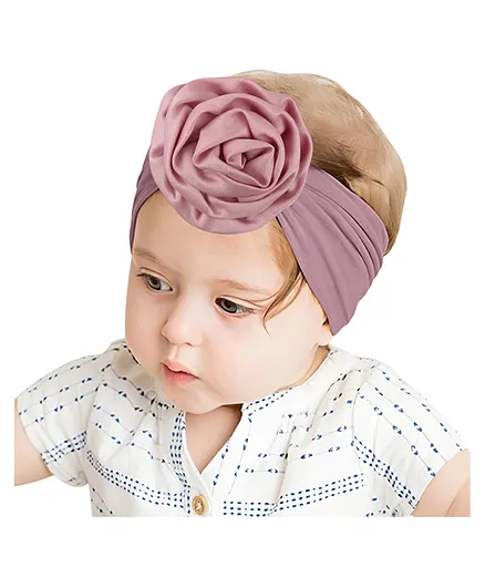 SYGA Baby Girls Soft Nylon Headbands - Purple