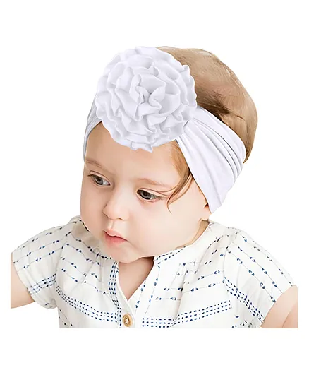 SYGA Baby Girls Soft Nylon Headbands Hair Accessories - White