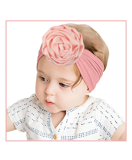 SYGA Baby Girls Soft Nylon Headbands Hairbands Hair Accessories (Pink)