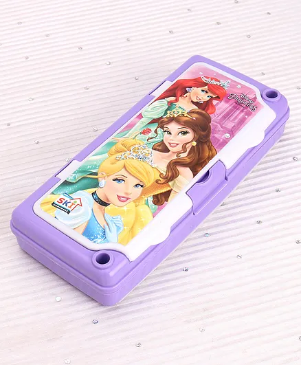 Disney Princess Theme Pencil Box - Purple