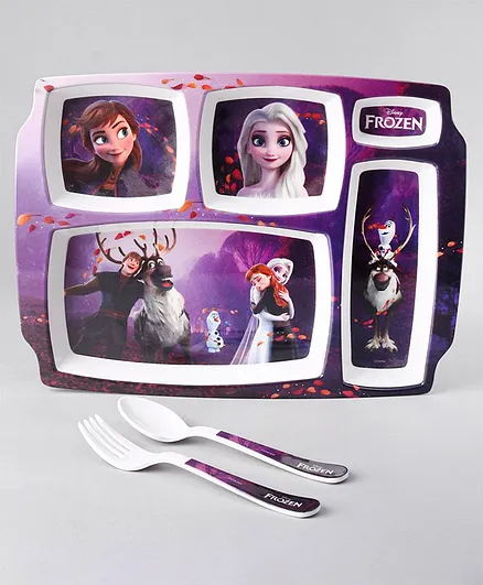 Disney Frozen 5 Partition Plate - Multicolour