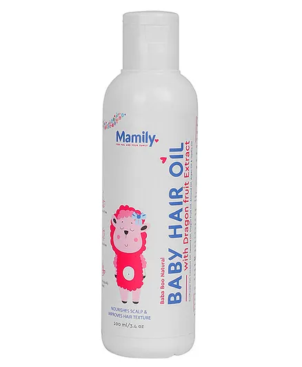 Mamily Natural Baby Hair Oil with Dragon fruit Extract - 100 ml