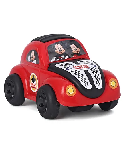 Mickey Mouse And Friends Pull String Car - Red