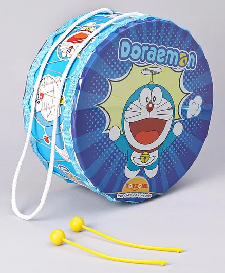 Toyzone Doraemon Kids Drum - Blue