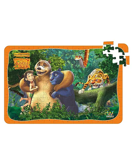 Webby The Jungle Book Bagheera Fun With Friends Puzzle For Kids- 108 Pieces
