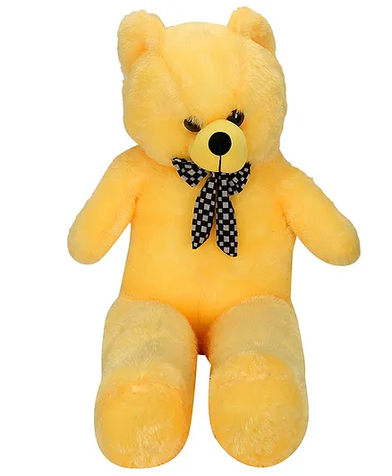 Frantic Premium Soft Toy Yellow Teddy bear for Kids - 165 cm