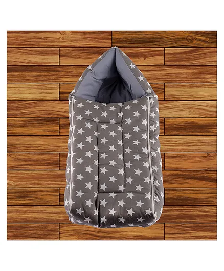 Mittenbooty Infant baby Sleeping Bag Star Print - Grey