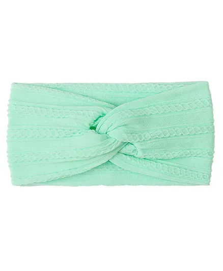 SYGA Soft Nylon Bowknot Tie Headbands Hairband - Mint Green