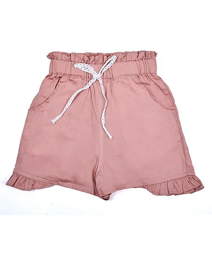 paperbag shorts pink