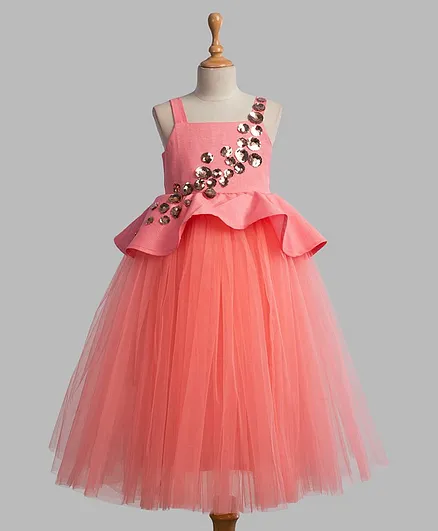 dusty rose kids dress