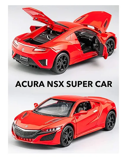 NEGOCIO 1:32 Scale Die Cast Pull Back NSX Acura with Openable Doors (Colour May Vary)