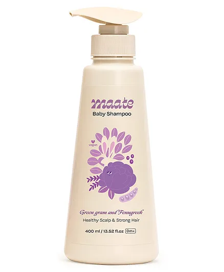 Maate Baby Shampoo Combo  Gentle baby shampoo - 400 ml Pack of 2