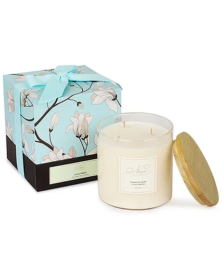 Niana Cool Fresh Deluxe Candle - White