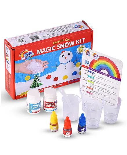 DIY Magic Snow Kit 3 in 1 - Multicolour