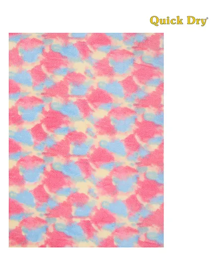 Quick Dry Baby Bed Protector Vibro Abstract Print Small - Multicolour 