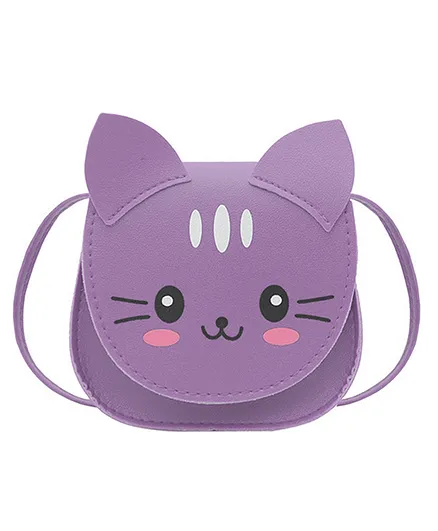 SYGA Children's Cat Shoulder Sling Cartoon Backpack - Purple