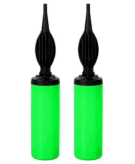 Shopperskart Hand Held Inflator Balloons Pump Perfect For Party Balloon Pack of 2 - Green