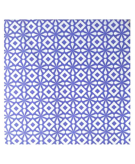 Party Anthem 2 Ply Paper Napkins  Morrocan Blue Print - Pack of 40