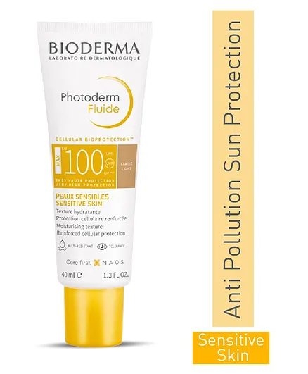 Bioderma Photoderm Aquafluide Sunscreen SPF 100 Claire UVA Protection - 40ml
