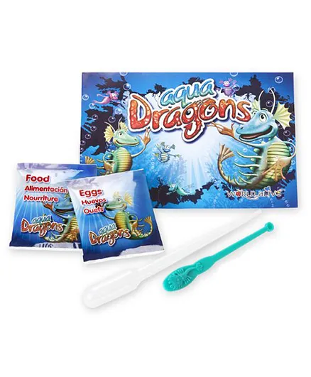 Aqua Dragons Hatch and Grow LIVE aquatic pets Basic Starter Kit- Multicolor
