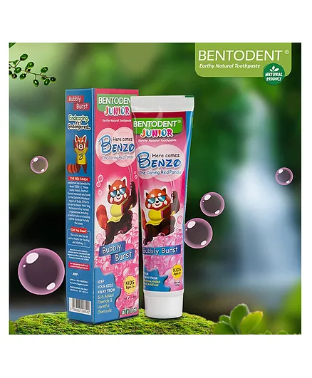 Bentodent Junior Earthy Natural Toothpaste For Kids Toothpaste - 100 gm