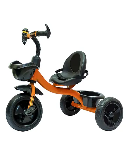 Maanit Tricycle Tokri Tricycle With Safety Guardrail For Kids - Orange