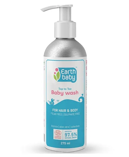 EarthBaby Baby Top to Toe Body Wash - 275 ml