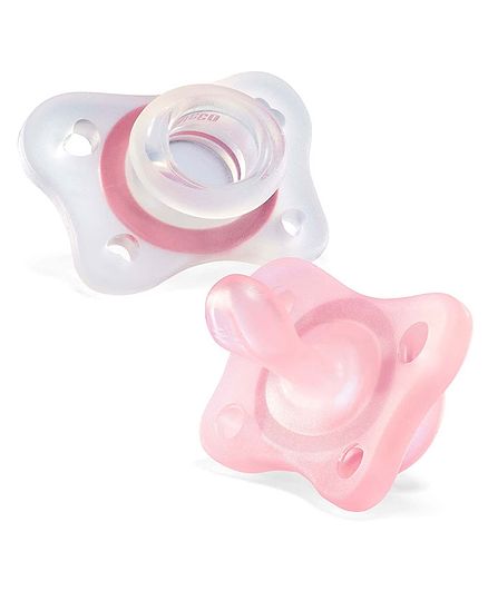 Chicco Air Silicone Soother With Case Pack of 2 (Colour and Print May Vary)