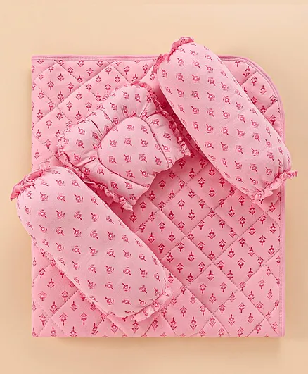 Earthy Touch NapInk Baby Bedding Sets - Pink