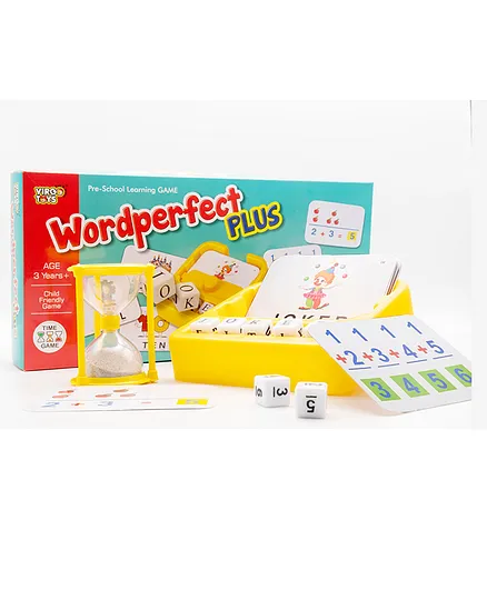 Virgo Toys Wordperfect Plus Board Game - Multicolor