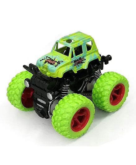 DOMENICO Mini Monster Truck Friction Powered Unbreakable Cars Toys - Green