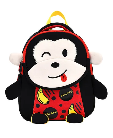 Sanjary Monkey Design Bag - 9.4 Inches(Colour May Vary)