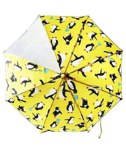 Little Surprise Box Penguin Theme Umbrella - Yellow