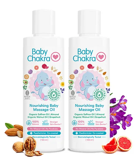 BabyChakra Massage Oil Pack of 2 - 200 ml